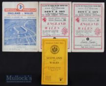 1951/1952 Wales Rugby Programmes inc Curiosity (4): The two different issues for Wales’ 23-5 1951