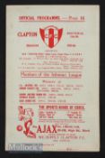 1935/36 Clapton v Nunhead Isthmian League, slight crease.