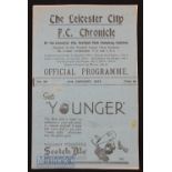 1932/33 Leicester City v Everton (Winners) FAC 14 January 1933 at Filbert Street. Fair-good.