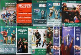 English Cup Rugby Programmes 1990s-2000s (10): Consecutive Twickenham finals 1998-2005, with