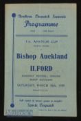 1938/39 FA Amateur Cup 4th round Bishop Auckland v Ilford at the Kingsway ground 18 March 1939 &
