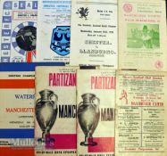 Mixed selection of football programmes 1960/61 Chester v Manchester Utd (f), 1965/66 Partizan v