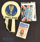 1966 World Cup memorabilia (to include England rosette (white and black with centre in black/gold