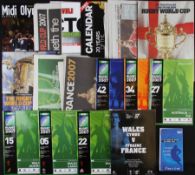 RWC 2007 Rugby Programmes etc (Qty): Six Mint issues from France’s hosting of the 2007 event: