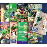 Ireland Home Rugby Programme Selection (9): Thick but compact glossies v England 1997; v Scotland