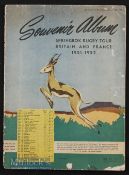 Rare 1951-2 S Africa Rugby Souvenir Pictorial Album: Tour souvenir made of supplements to a S