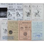 Selection of Merthyr Tydfil home match programmes 1948/49 Chingford, 1951/52 Cardiff City (Welsh