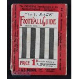 1910/11 TT Mac’s football guide (mainly northern football interest Newcastle Utd/Sunderland) full of