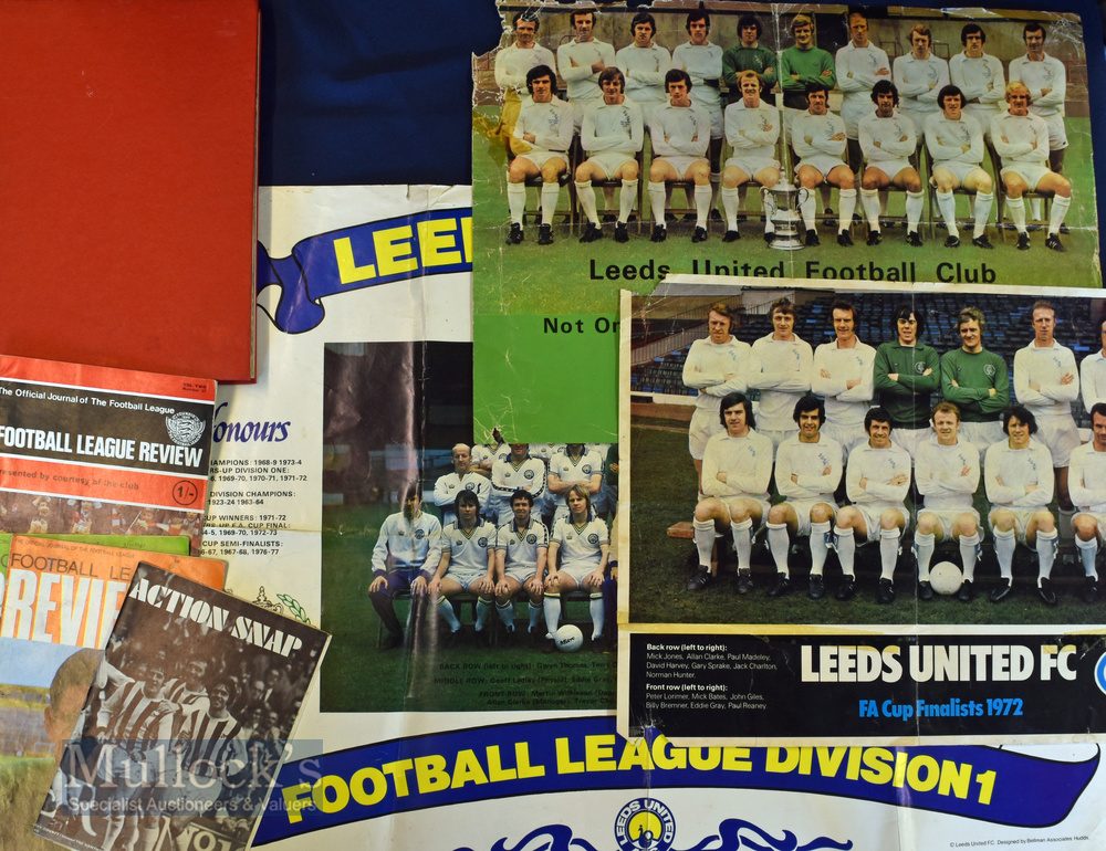 Selection of Leeds Utd ephemera to include football programmes 1970 FAC final replay and s/final - Image 2 of 2
