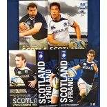 Scotland Home Rugby Programmes 2010 (5): Fine large Murrayfield issues for the Six Nations clashes