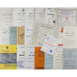 Collection of representative match programmes to include Army Cup Finals 1958, 1961, 1972, semi-