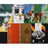 RWC 1987, 1995 & 1999 Rugby Programmes (7): Nice selection to inc the large overall pool stages