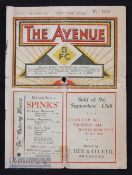 1936/37 Bradford Park Avenue v Bradford City issue no. 1, 29 August 1936, Div. 2 match programme,