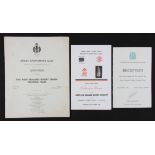 Rare Rugby Menus for visits of the All Blacks (3): 1970s and 1980s, rare items: British Sportsman’