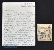 George Best and George Cohen Signed newspaper cutting of an action scene measures 7x8cm approx. plus