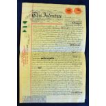 RFU 1st President Legal Document 1907: In Jan 1871, at 31, Algernon Rutter (Rugby School & Richmond)
