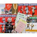 Selection of Sevens Rugby Programmes (25): Ranging – like the events – from huge glossies to