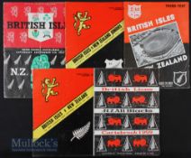 1959 British & I Lions Test etc Programmes in N Zealand (5): Three large detailed test editions,