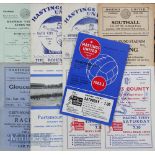 Selection of Hastings Utd home match programmes 1951/52 Luton Town (f) 1952/53 Bath City 1953/54