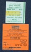 Rugby Tickets, British Lions & Wales in NZ (2): 1977 Lions, Christchurch Test, Reserved Seating; and