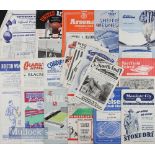 1953/54 Selection of Blackpool away league match programmes to include Preston NE, Middlesbrough,