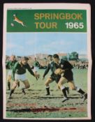 S Africa Rugby Tour to NZ 1965 News Supplement: NZ Weekly News supplement in excellent condition,