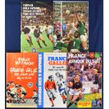 France Home Rugby Programmes v S Africa/Wales etc (5): France v S Africa 1992, Wales 1985 & 1987,
