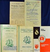 Miscellaneous items to include Wigan Athletic official letter dated 22 January 1947 to Bury FC