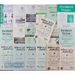 Selection of Northwich Victoria home match programmes to include 1953/54 Tranmere Rovers (res),