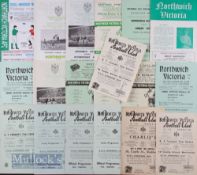 Selection of Northwich Victoria home match programmes to include 1953/54 Tranmere Rovers (res),