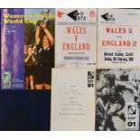 Women’s Rugby Programmes etc (5): Scarce indeed, from the early years of women’s international