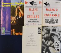 Women’s Rugby Programmes etc (5): Scarce indeed, from the early years of women’s international