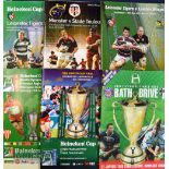 1998-2009 European Cup Final Rugby Programmes (6): Large, packed editions for the Heineken finals