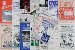 1949/50 Wolverhampton Wanderers away match programmes Arsenal, Portsmouth, Manchester Utd,