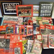 Selection of Manchester Utd ephemera to include Manchester Utd 1960s newsletters Vol. 1 nos. 1-6,