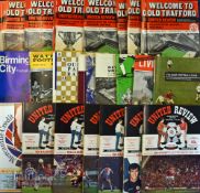 Collection of Manchester Utd. football programmes to include 1961/62 (12), 1962/63 (10), 1963/64 (