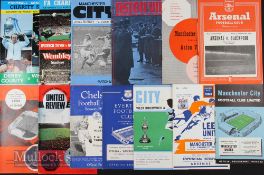 Selection of Charity Shield match programmes to include 1950, 1953, 1956, 1957, 1963, 1965, 1967,