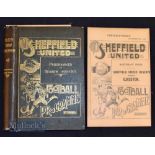 1900/1901 at Sheffield United challenge football programme, Sheffield (7 United, 4 Wednesday