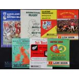 1983 British & I Lions in NZ Rugby Programmes (5): Issues from games v Wanganui, Auckland, Bay of
