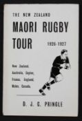 Rugby Book, The NZ Maori Tour 1926-27: DJC Pringle’s account of this iconic tour. VG