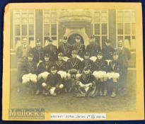 Whitgift School Croydon Rugby Team Photograph 1933-4: Wonderful evocative shot against their fine