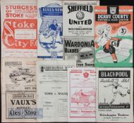 1948/49 Wolverhampton Wanderers away match programmes to include Stoke City, Birmingham City,