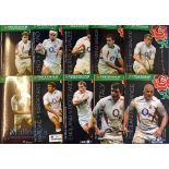 England Home Rugby Programmes 2005-2006 (10): All the Twickenham issues between Feb 2005 and May