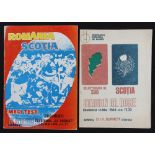 1984 Scotland in Romania Rugby Programmes (2): Issues from Southern Selection and for Romania