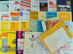 Collection of non-league football match programmes with a huge variation of clubs (some of which you