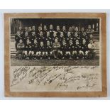 1945-6 NZEF ‘Kiwis’ Rugby Squad Photograph: A c13” x 11” mounted picture of an original photograph