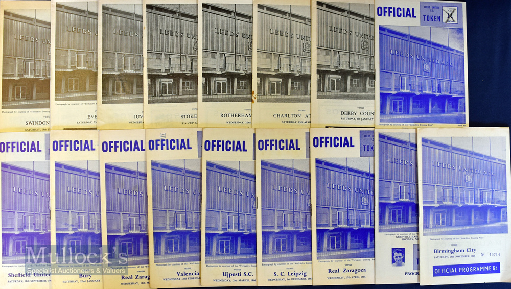 Leeds home match programmes selection to include 1960s (59) with big match content included (22), - Image 2 of 3