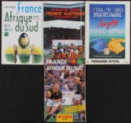 France v Southern Hemisphere Rugby Programmes (4): Issues from France v Australia at Strasbourg