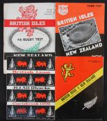 1959 British and I Lions Test Programmes in N Zealand (4): All four different, large format,
