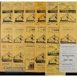 Selection of Lockheed-Leamington home match programmes to include 1950/51 Rugby Town (ph) 1952/53